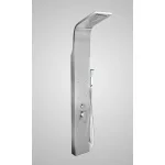 Bologna | Silver panel prysznicowy, stal nierdzewna