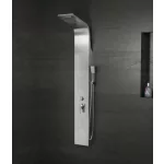 Bologna | Silver panel prysznicowy, stal nierdzewna