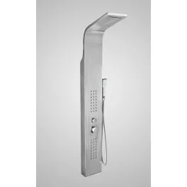 Alegre | Silver panel prysznicowy, stal nierdzewna