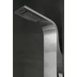 Alegre | Silver panel prysznicowy, stal nierdzewna