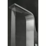Alegre | Silver panel prysznicowy, stal nierdzewna