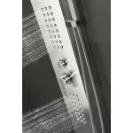 Alegre | Silver panel prysznicowy, stal nierdzewna