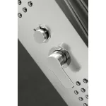 Alegre | Silver panel prysznicowy, stal nierdzewna