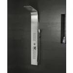 Alegre | Silver panel prysznicowy, stal nierdzewna