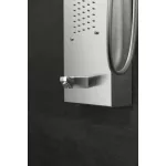 Merin | Silver panel prysznicowy, stal nierdzewna