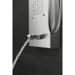 Merin | Silver panel prysznicowy, stal nierdzewna