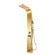 GOLD | panel prysznicowy, stal nierdzewna