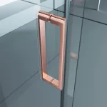 Milano | Duo Rose Gold kabina prysznicowa 80x120, 195cm, 8mm, NANO