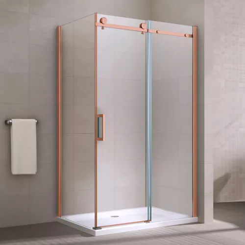 Milano | Duo Rose Gold kabina prysznicowa 90x120, 195cm, 8mm, NANO