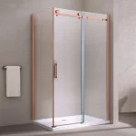 Milano | Duo Rose Gold kabina prysznicowa 90x90, 195cm, 8mm, NANO