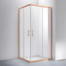Motril | Rose Gold kabina prysznicowa 80x80 190cm, 6mm, NANO