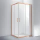 Motril | Rose Gold kabina prysznicowa 80x80 190cm, 6mm, NANO