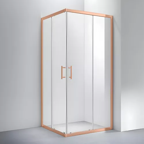 Motril | Rose Gold kabina prysznicowa 90x90, 190cm, 6mm, NANO