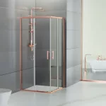 Motril | Rose Gold kabina prysznicowa 90x90, 190cm, 6mm, NANO