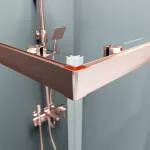 Motril | Rose Gold kabina prysznicowa 90x90, 190cm, 6mm, NANO